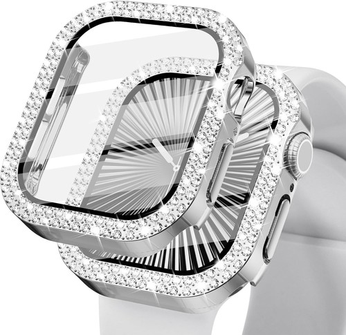 Bling diamond watch case with - bling,