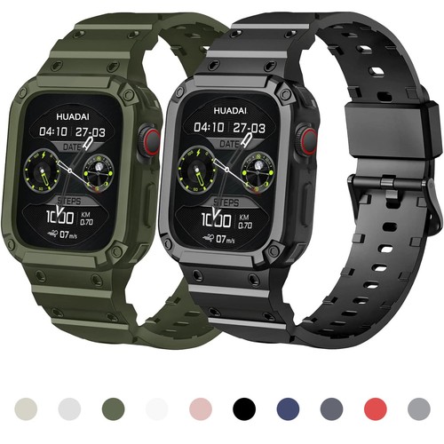 Rugged apple watch - band, bumper
